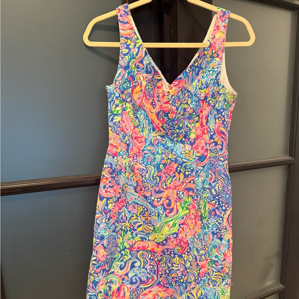 Lilly Pulitzer Shela Shift Dress Pop Up 60 Animals Size 2
